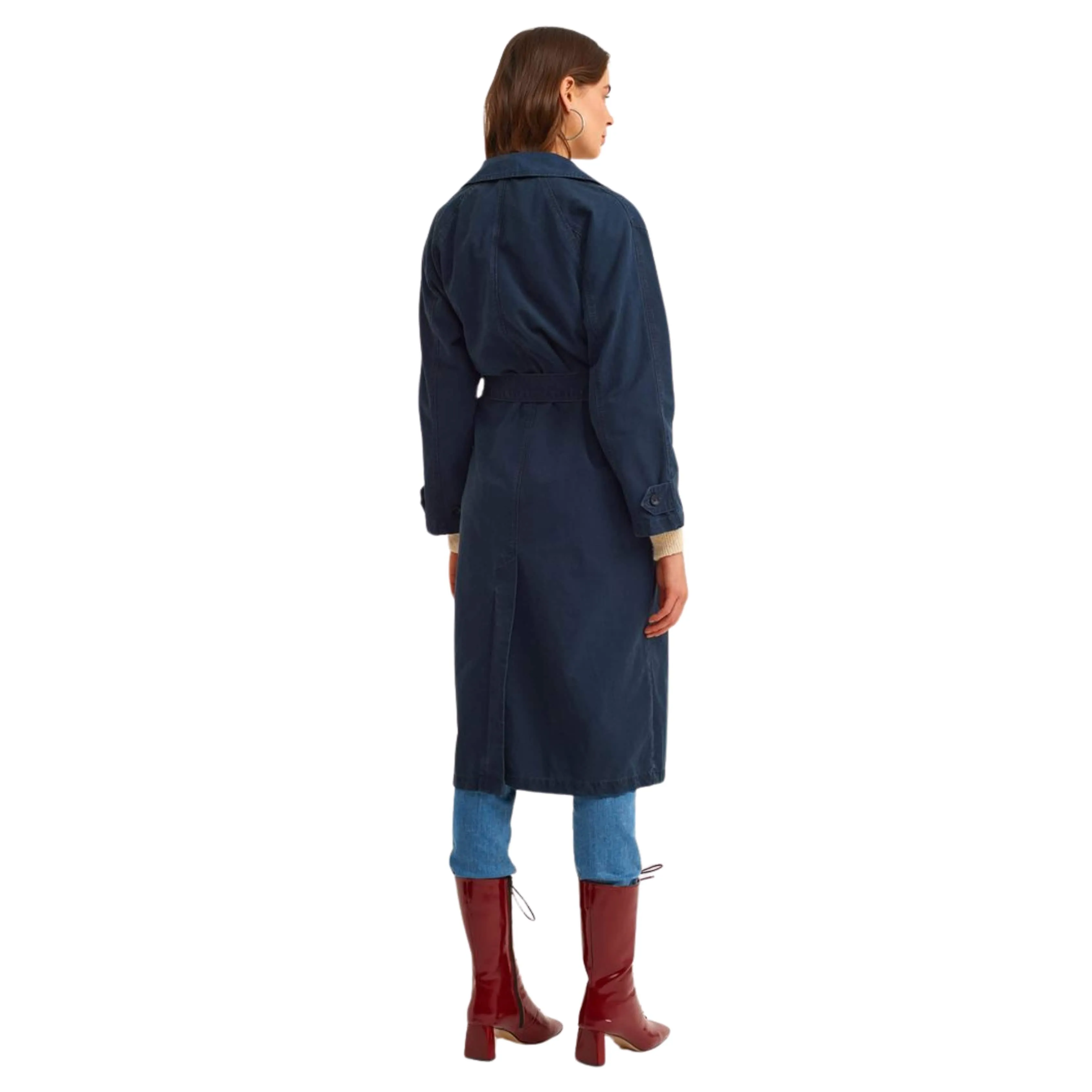 OXXO -  Belted Oversize Trench Coat