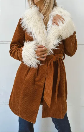 Penny Lane Coat ~ Sienna Corduroy