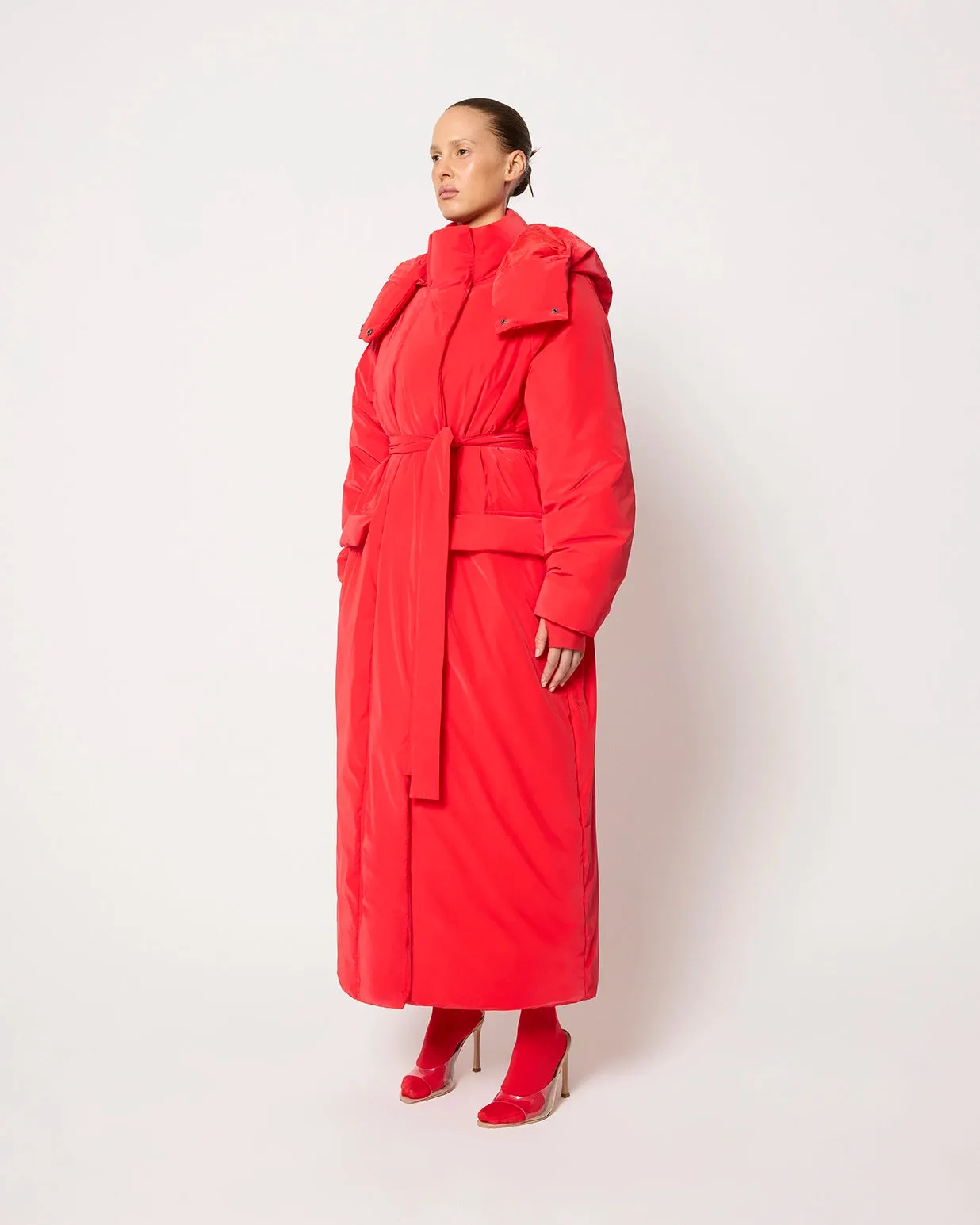 Puffer Coat | Scarlet