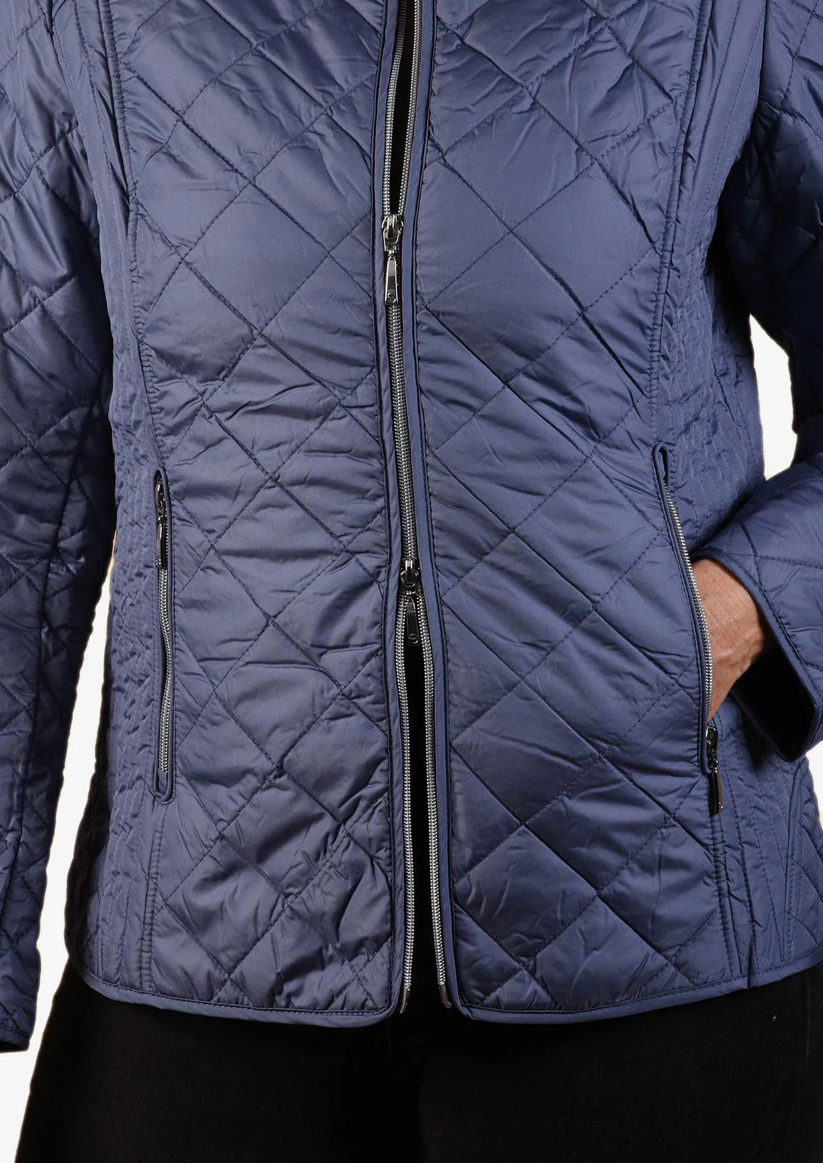 Quilted Zipper Jacket