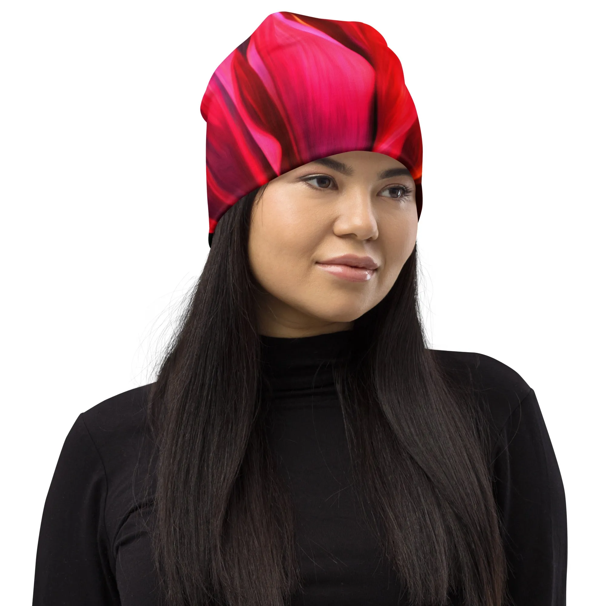 "Red Ti Leaf" Beanie