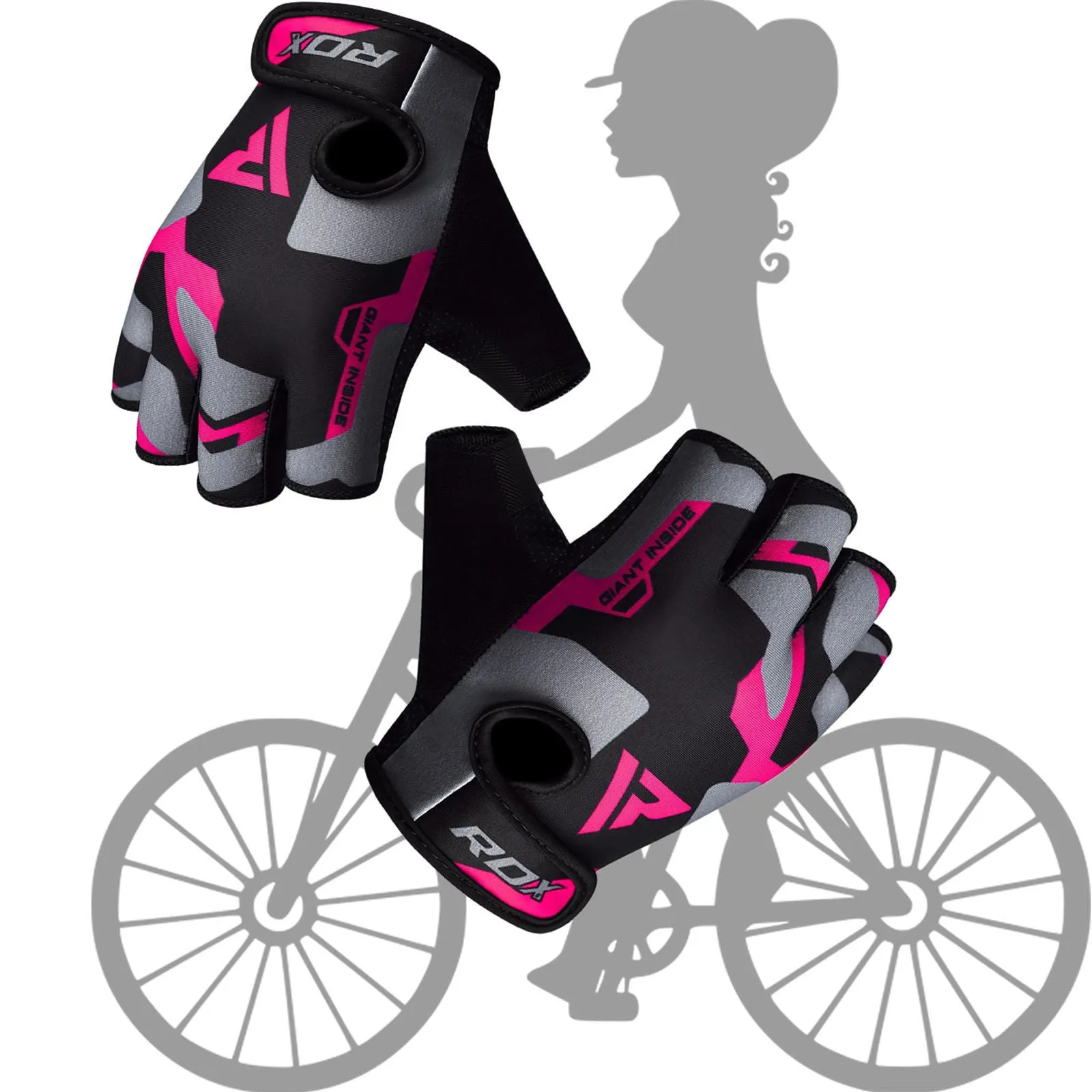 RDX Ladies Gel Cycling Gloves