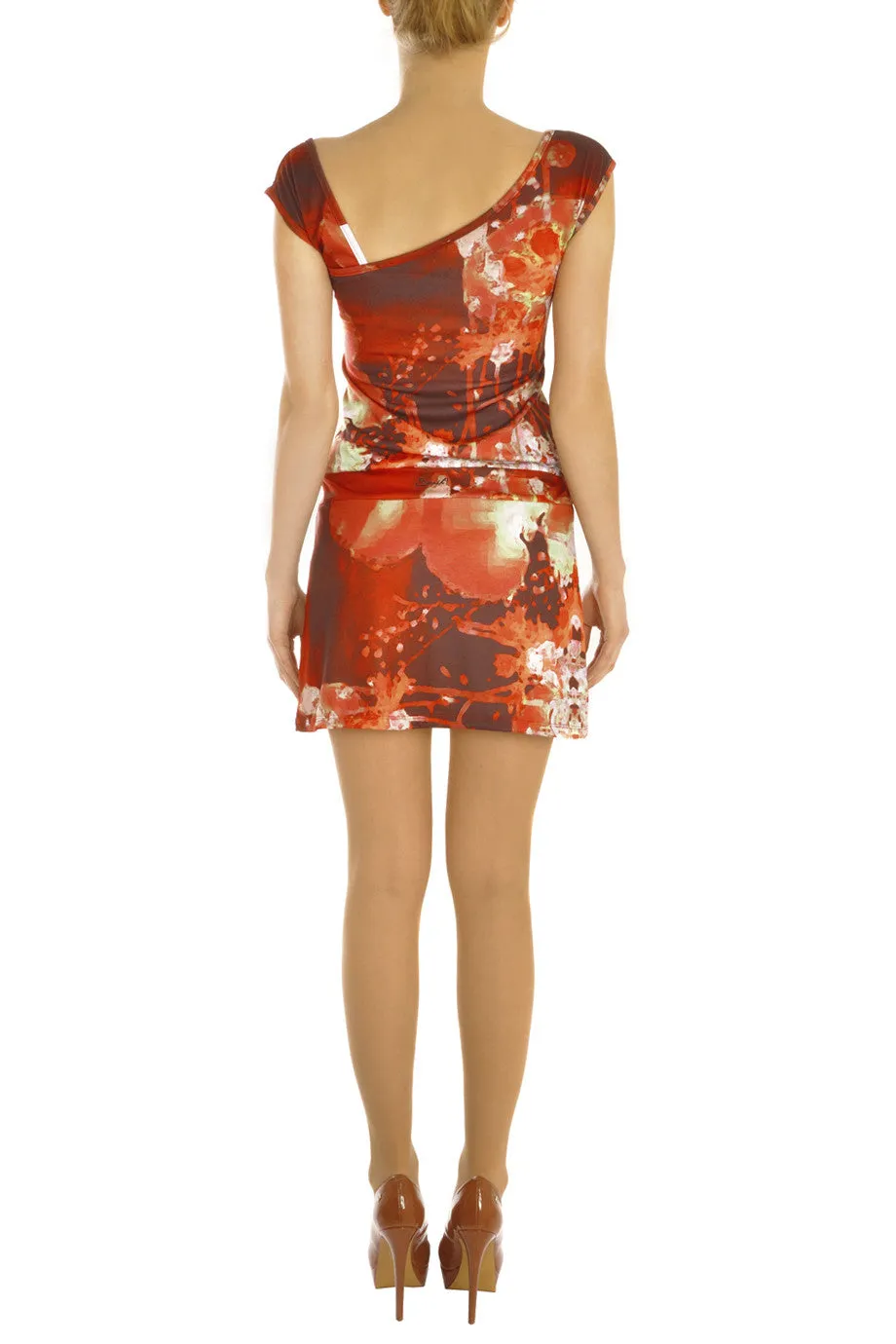 RIBES Abstract Sleeveless Dress