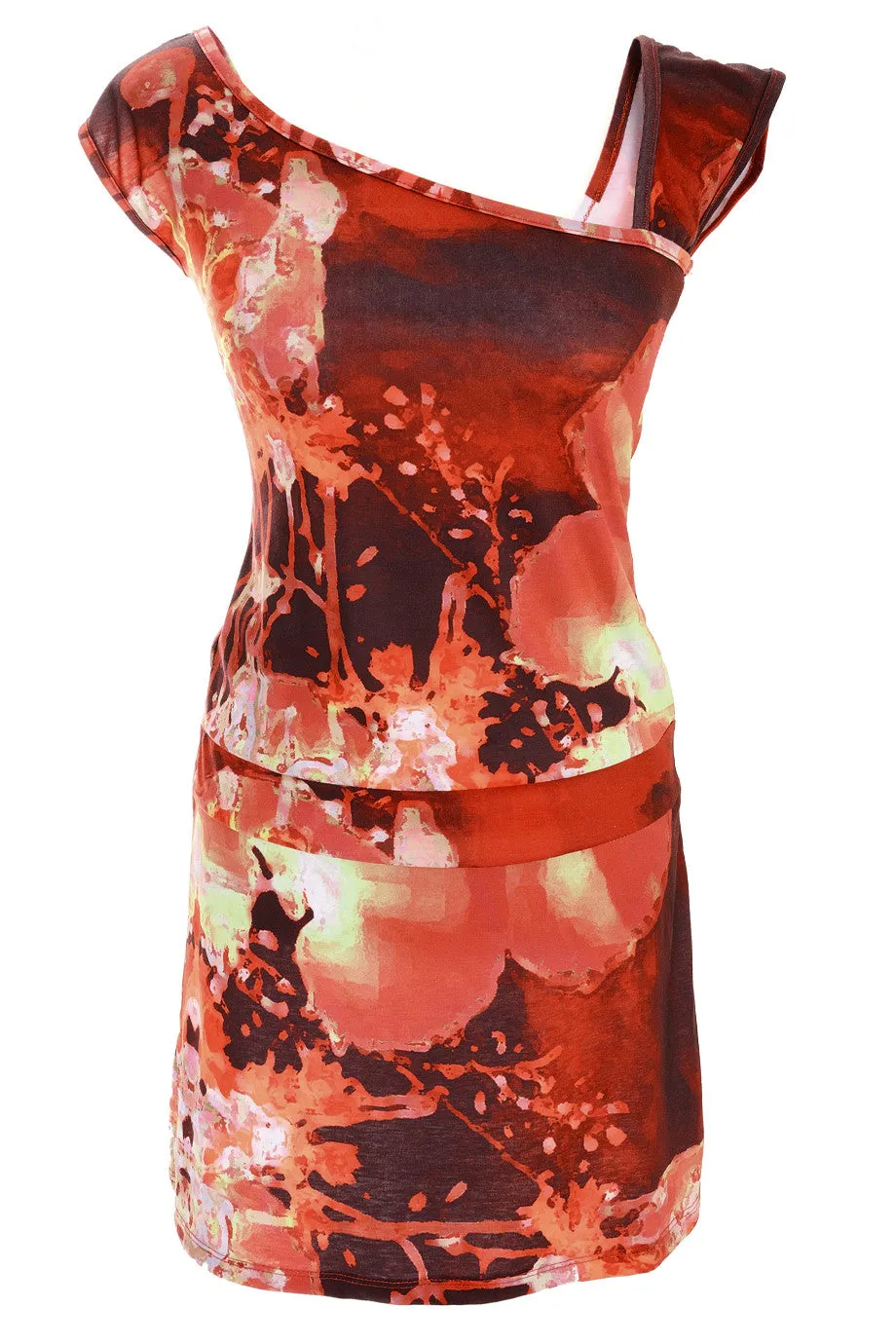 RIBES Abstract Sleeveless Dress