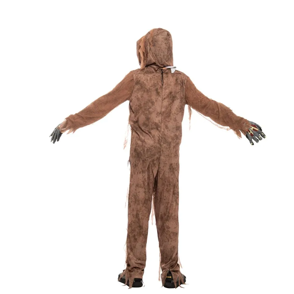 Scary Brown Zombie Costume - Child