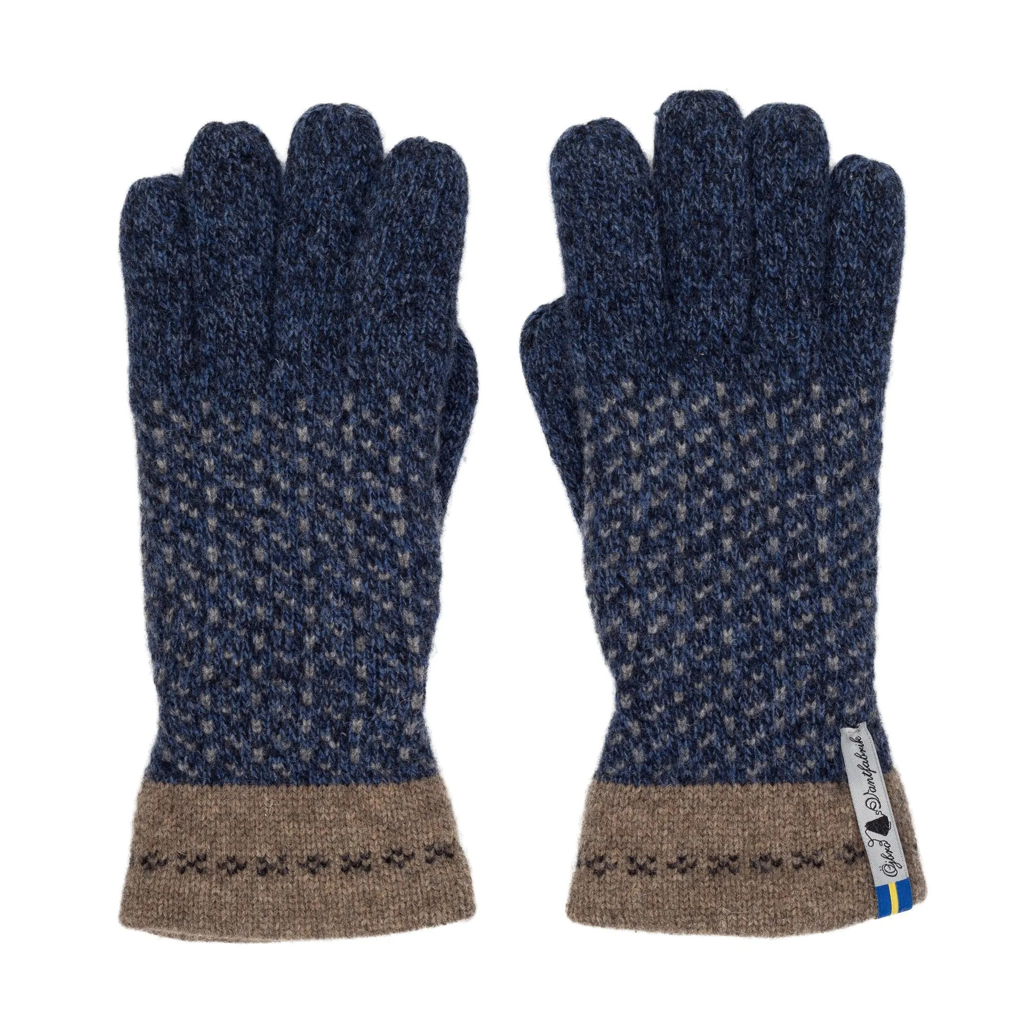 Skaftö Pattern Merino Wool Gloves