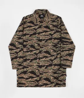 Stussy Seersucker Mac Jacket - Camo