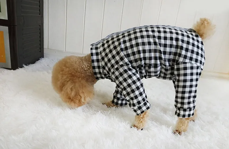 Tailor-Made Recovery Pajamas Surgical jumpsuit for Small to Big Dog up to 100lbs