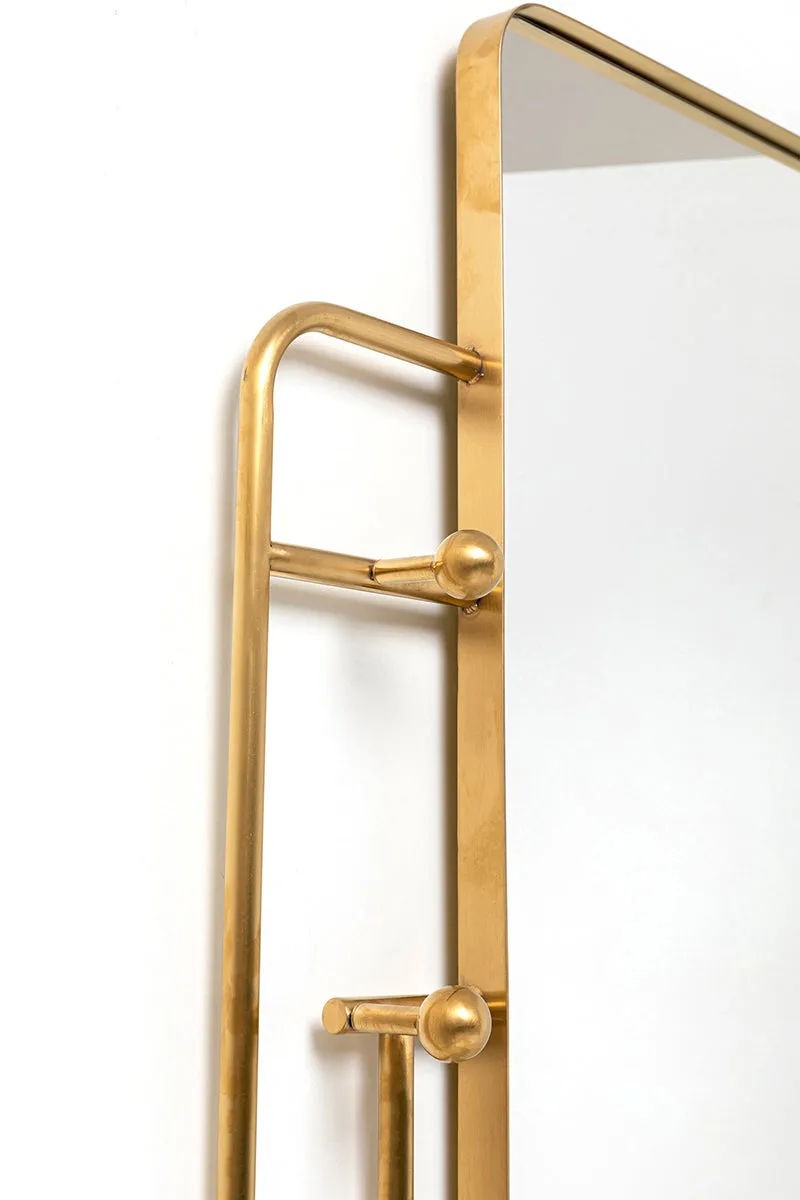 Tristan Mirror with Coat Rack