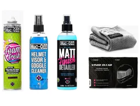 Ultimate Helmet Care Cleaning Bundle Kit