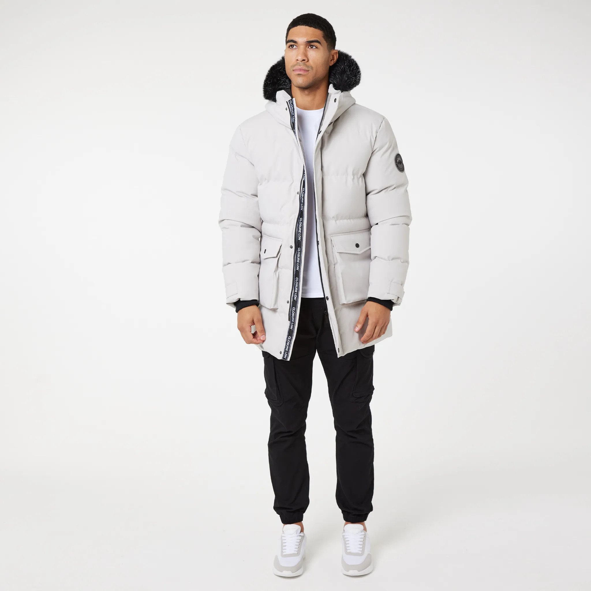 Utility Pocket Puffer Parka | Stone