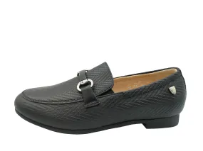 Venettini  Black Arrow Slip On With Chain Aston