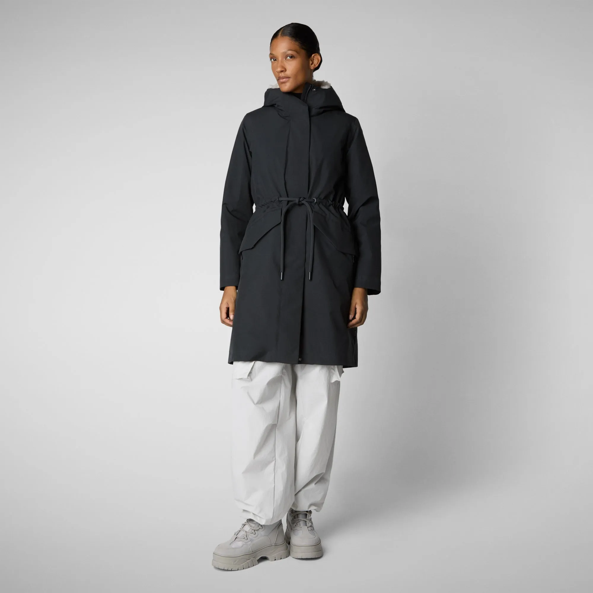 Women's parka Noelle in blue black